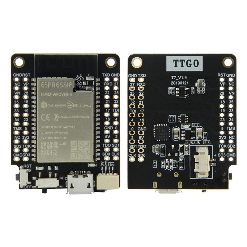 TTGO ESP32-WROVER-B PSRAM BLE WiFi Dev.board - Wireless-Bolt