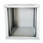 Rack szekrény 19" egyrészes fali 12U/450, BRAUN, lapraszerelt