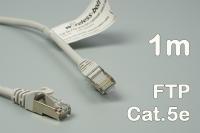CAT.5e FTP szerelt patch kábel  1 m