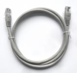 CAT6 UTP szerelt patch kábel  1m szürke