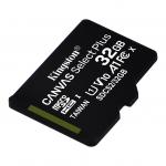 Kingston MicroSDHC 32GB Canvas Select Plus memóriakártya U1 A1 C10 Adapter nélkül
