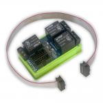 LAN controller Relay board, 3-as, LED, LK V4-hez