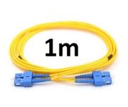 Optikai patch kábel SC/UPC-SC/UPC SM DX duplex 3mm  1m PT