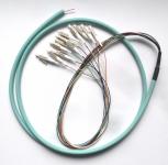 Optikai pigtail LC/UPC MM OM3 0,9mm 1.5m BG 12db