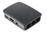 Raspberry Pi Case Black/Grey műanyag ház RBI Pi3 B+ 