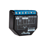 Shelly PLUS 2PM WiFi-s, két áramkörös okosrelé, áramfogyasztás-méréssel, redőnyvezérlés