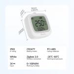Sonoff ZigBee kültéri hőmérő LDC kijelzővel  