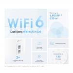 TP-Link Deco X10(1-pack) AX1500 Whole Home Mesh Wi-Fi 6 System