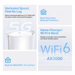TP-Link Deco X50-5G(1-pack) 5G AX3000 Whole Home Mesh WiFi 6