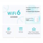 TP-Link Deco X50(2-pack) AX3000 Whole Home Mesh WiFi 6 System