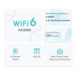 TP-Link Deco X50(3-pack) AX3000 Whole Home Mesh WiFi 6 System