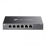 TP-Link DS106P Omada 6-Port 10/100Mbps Asztali Switch 4 PoE+ porttal