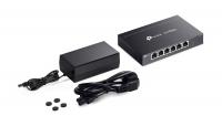 TP-Link DS106P Omada 6-Port 10/100Mbps Asztali Switch 4 PoE+ porttal