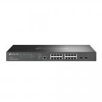 TP-Link SG3218XP-M2 16-Port 2.5G és 2-Port 10GE SFP+ Switch 8 PoE+ Porttal