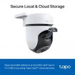 TP-Link Tapo C510W otthoni kültéri forgatható biztonsági Wi-Fi kamera