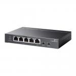 TP-Link TL-SG1005P-PD 5-Port Gigabit Asztali PoE+ Switch (1-Port PoE++ Be és 4-Port PoE+ Kimenettel)