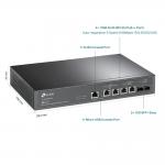 TP-Link TL-SX3206HPP JetStream 6-Port 10GE L2+ Menedzselhető switch 4-Port PoE++