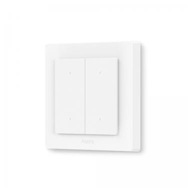 AQARA H2 EU villanykapcsoló, két áramkörös, négy gombos okos Zigbee + Thread