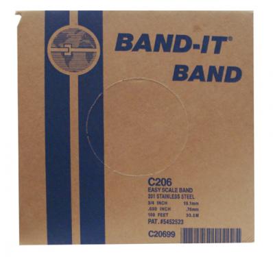 BAND-IT C206 pántoló szalag 19,05mm 30,5m papírdobozban - Wireless-Bolt