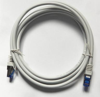 Cat7 S/FTP szerelt patch kábel 2m szürke
