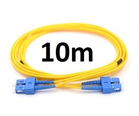 Optikai patch kábel SC/UPC-SC/UPC SM DX duplex 3mm 10m