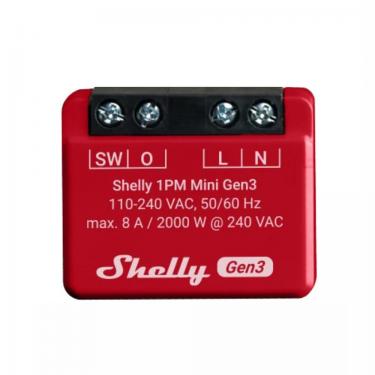 Shelly Plus 1PM MINI Gen3 WiFi+Bluetooth okosrelé