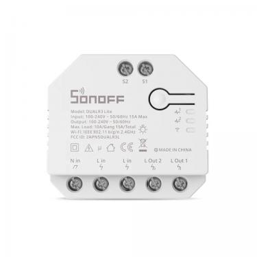 Sonoff DIY DUALR3 Lite 2-Gang Wifi Smart Switch