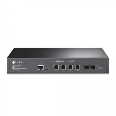 TP-Link TL-SX3206HPP JetStream 6-Port 10GE L2+ Menedzselhető switch 4-Port PoE++