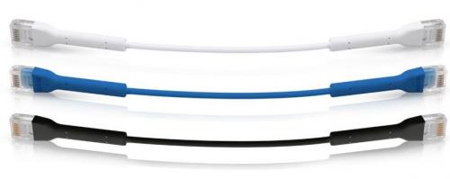 Ubiquiti CAT6 patch kábel 30 cm FEKETE