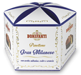 Bonifanti panettone Milanese díszdobozban 1kg