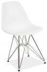Lino szék műanyag/ABS, króm/fehér