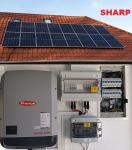 SHARP-SH-4kW-1PH 13 500Ft/hó villanyszámlára, 4kW-os, 1 fázisú SHARP napelem rendszer csomag
