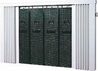 LHZ-Dyamant_63_800 W,  Kerámia betétes, elektromos hőtárolós radiátor, 38cm széles, 63cm magas, 22kg, manuális termosztá