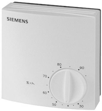 Siemens QFA1001 Helyiségbe szerelhető páratartalom kapcsoló, külső beállítás, kapcsoló kimenet