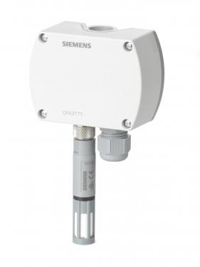 Siemens QFA3100 Helyiség érzékelő páratartalomhoz (DC 0...10 V)