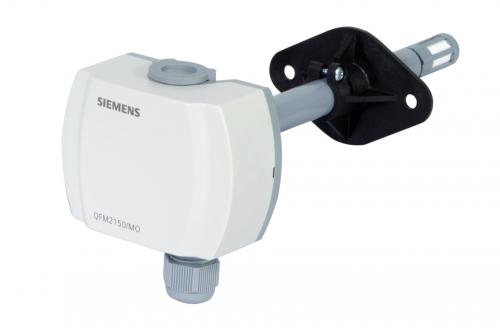 Siemens QFM2150/MO Légcsatorna érzékelő páratartalom és hőmérséklet méréshez, Modbus