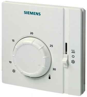 Siemens RAA41 Elektromechanikus szobatermosztát fűtés/ki/hűtés kapcsolóval, 1 kimenet