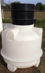 1.2 ** UNITANK - 1 m3-es műanyag esővíztartály,  lépésálló tetővel