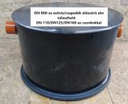 1.3. <> DN 800 - 250 liter - előszűrő / ülepítő akna esővízgyűjtő tartályokhoz;