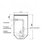 1.9 - PESZ 600 K ALACSONY szennyezett víz és szennyvíz átemelő akna rozsdamentes szivattyúval;