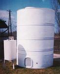 5.1.. <> H2O - 10 m3-es műanyag ivóvíz tároló tartály+tető
