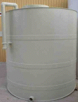 2.5.*<> PE. H2O - 3 m3 - műanyag ivóvíz tároló tartály+tető
