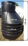 6. * DN 1000/1500 műanyag vízóraakna - erősített- lépésálló tetővel