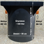 6.3. DN 1000/820 alacsony akna, lépésálló tetővel