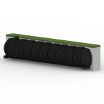 6.5 <> 50 m3 UNITANK-2D tűzivíz / oltóvíz tároló tartály - lépésálló tetővel;