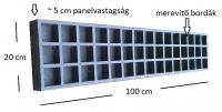 ML 100/20 MŰANYAG LÉPCSŐELEM